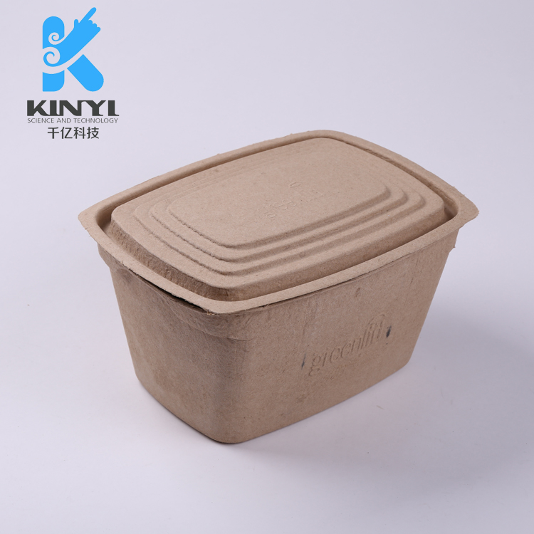 防水一次性纸浆冰桶