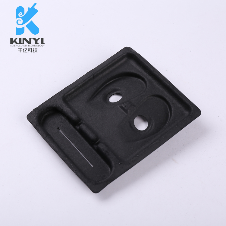 工艺礼品黑色干压包装纸托