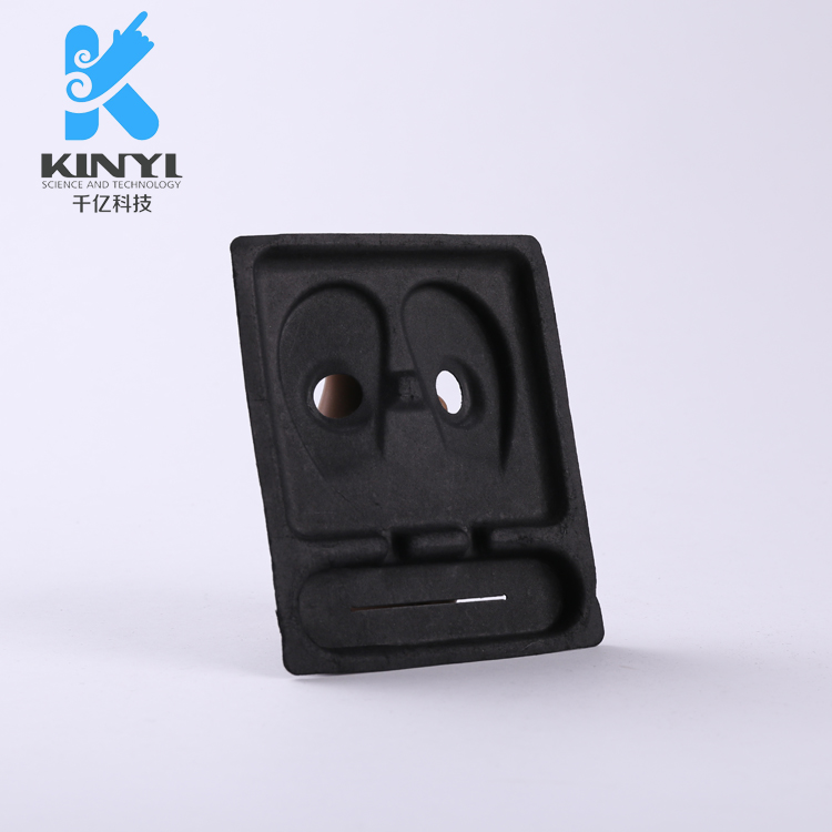 工艺礼品黑色干压包装纸托